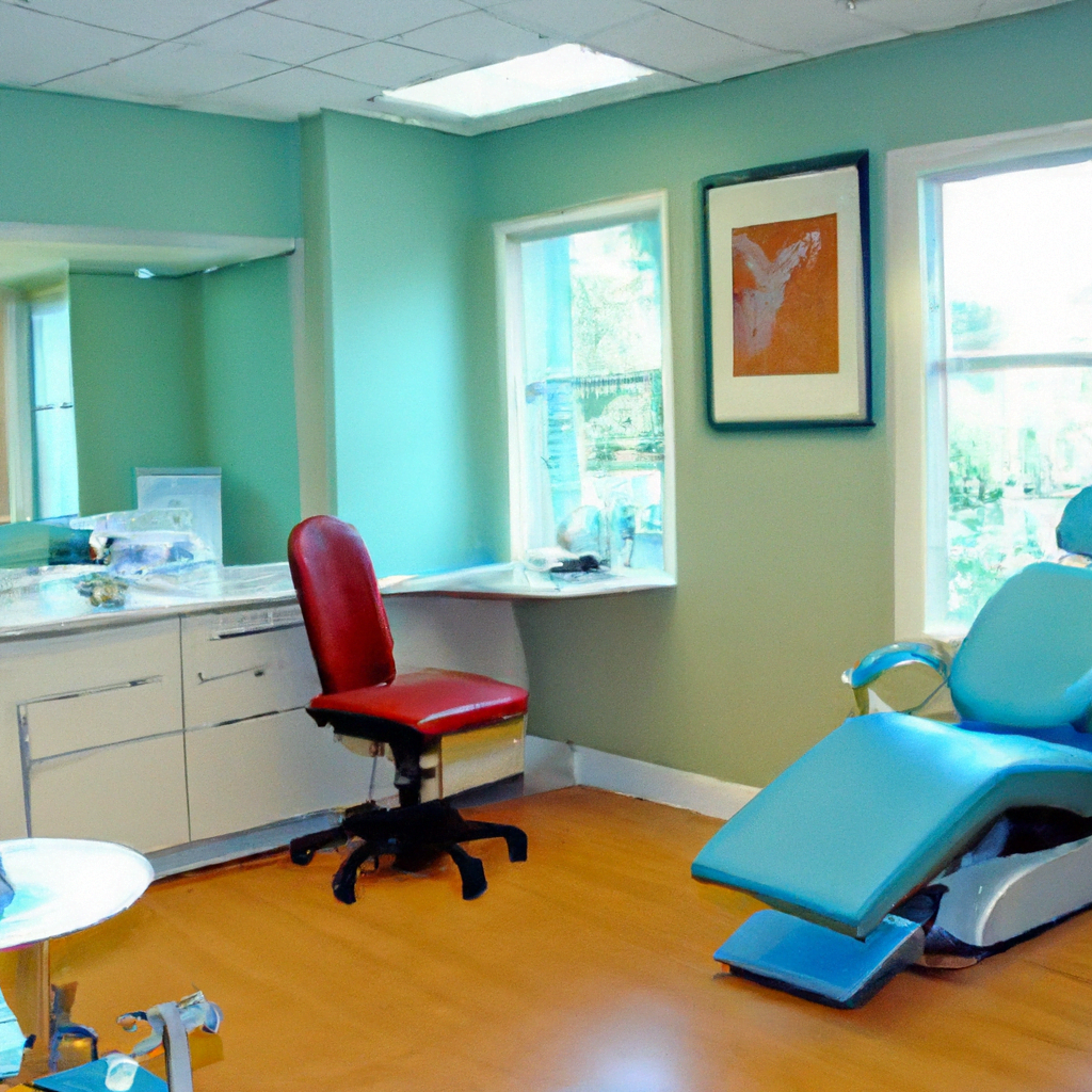 The waiting area of the clinic is equally sleek and inviting, with comfortable chairs, a large flat-screen TV, playing educational dental videos, and a selection of magazines for patients to peruse. A reception desk with a friendly receptionist is located at the entrance, ready to greet patients and assist with any inquiries. The overall atmosphere is one of sophistication and efficiency, with a focus on providing the best possible dental care in a modern and calming environment. Patients can feel confident and at ease knowing that they are receiving top-notch treatment in a cutting-edge dental clinic.