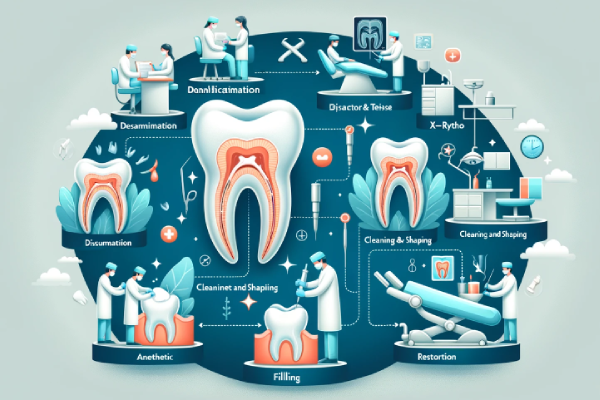 Root treatment with the clinic میوادنت