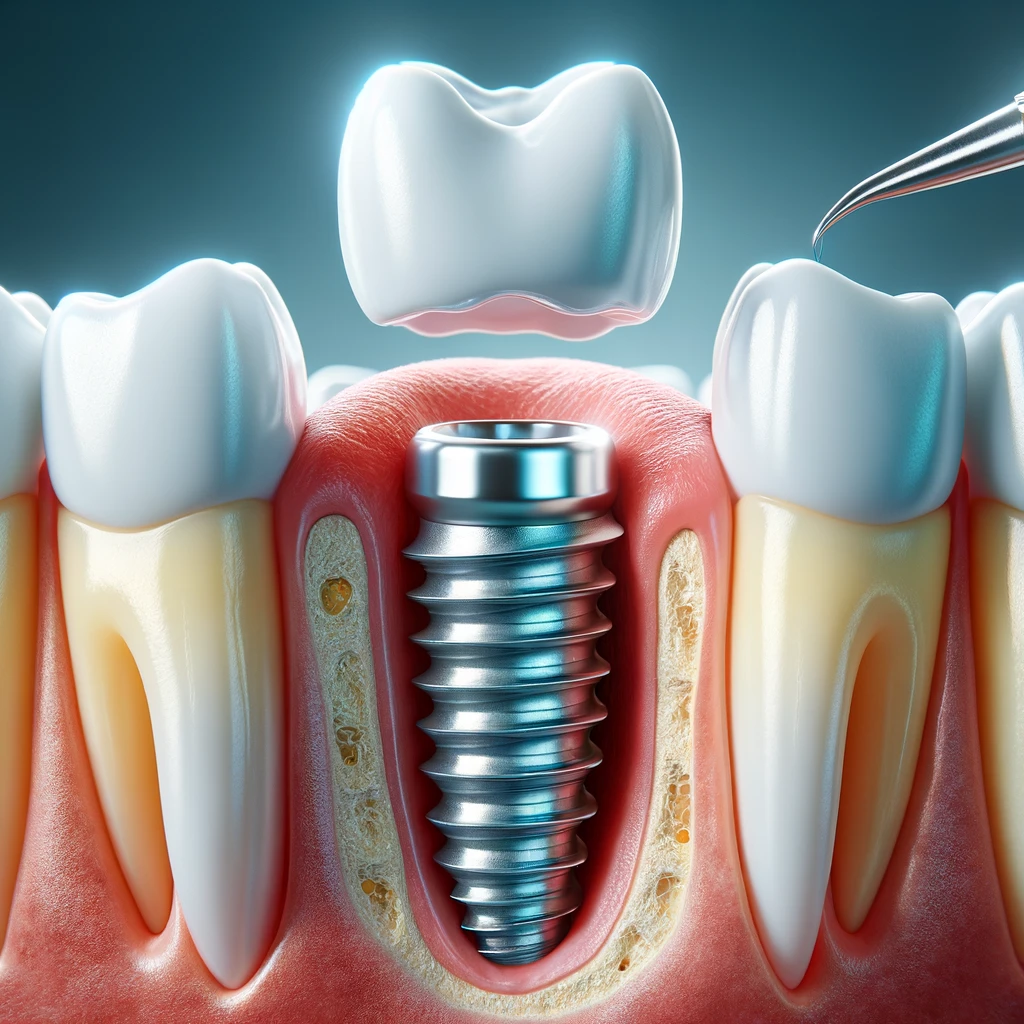 A dental implants are a replacement.