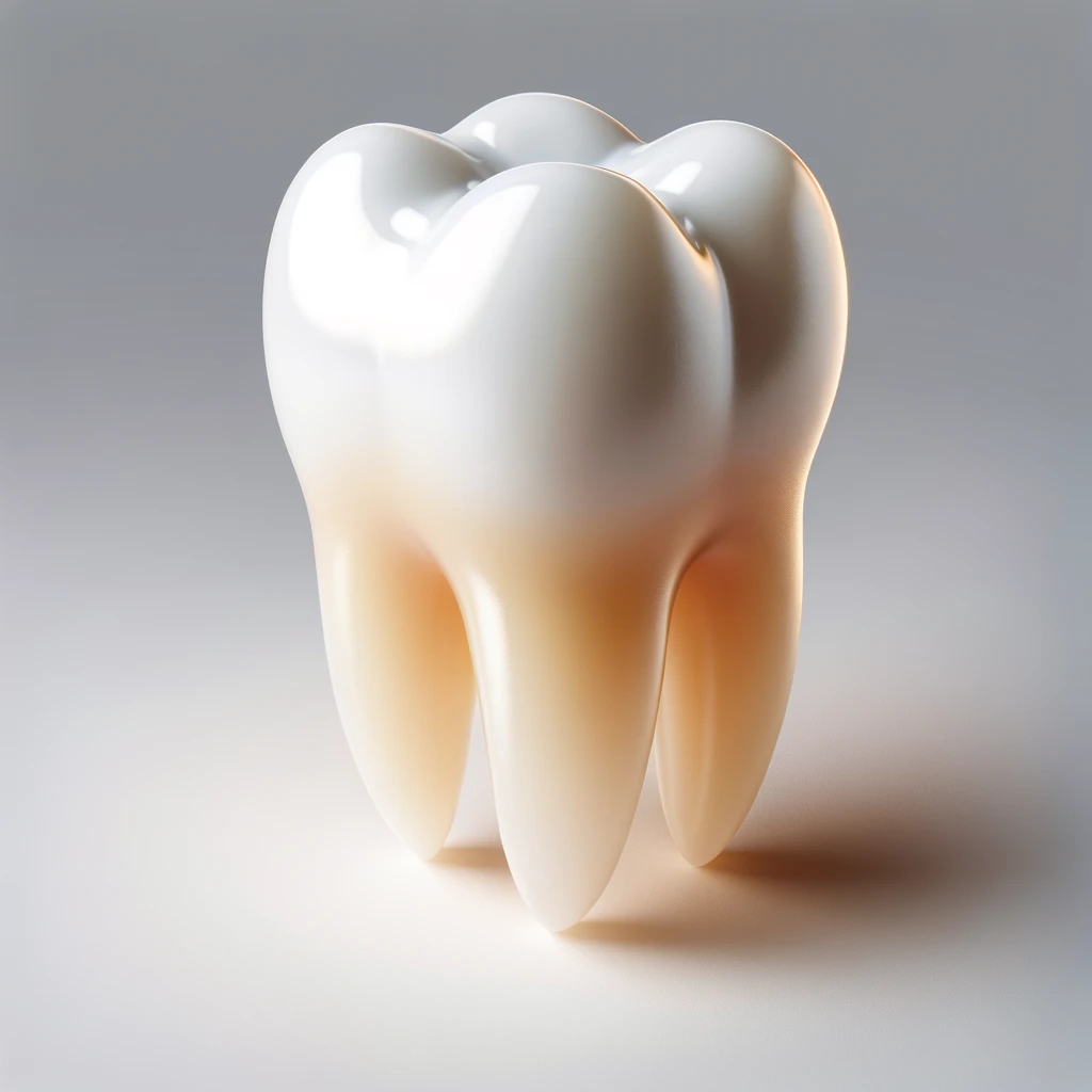 A fine tooth using composite.