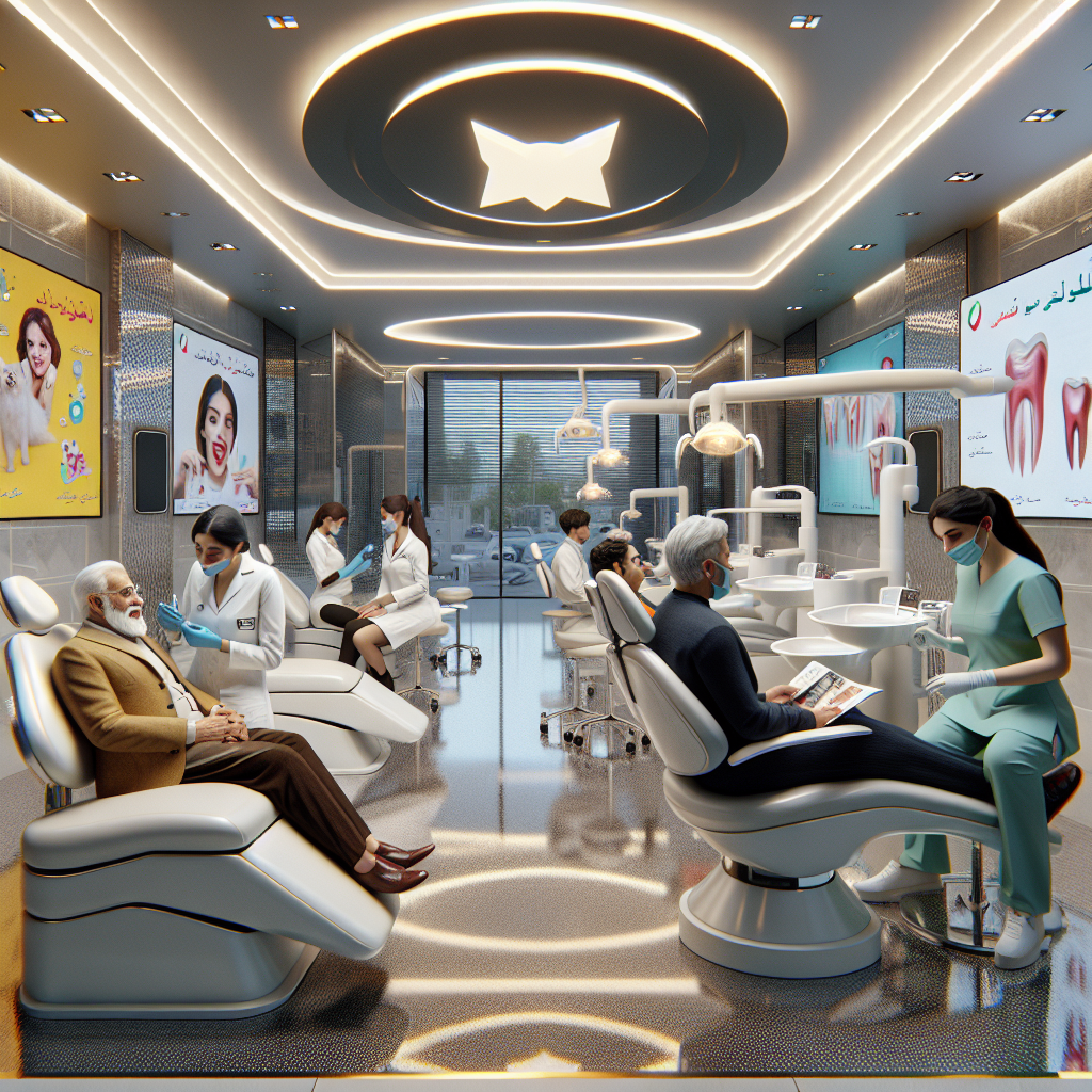 A modern dental clinic in Tehran.