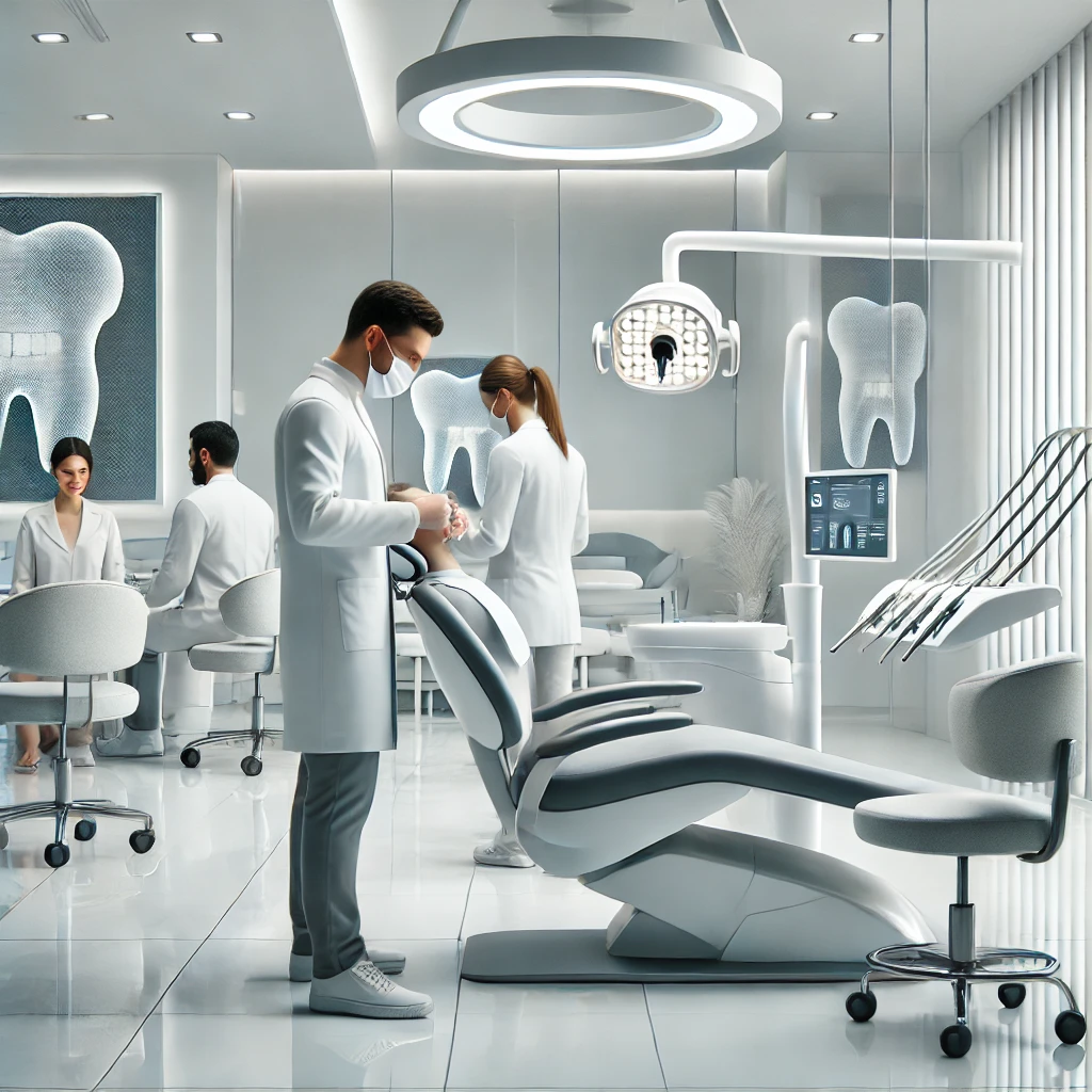 A modern dental clinic with expert dentists.