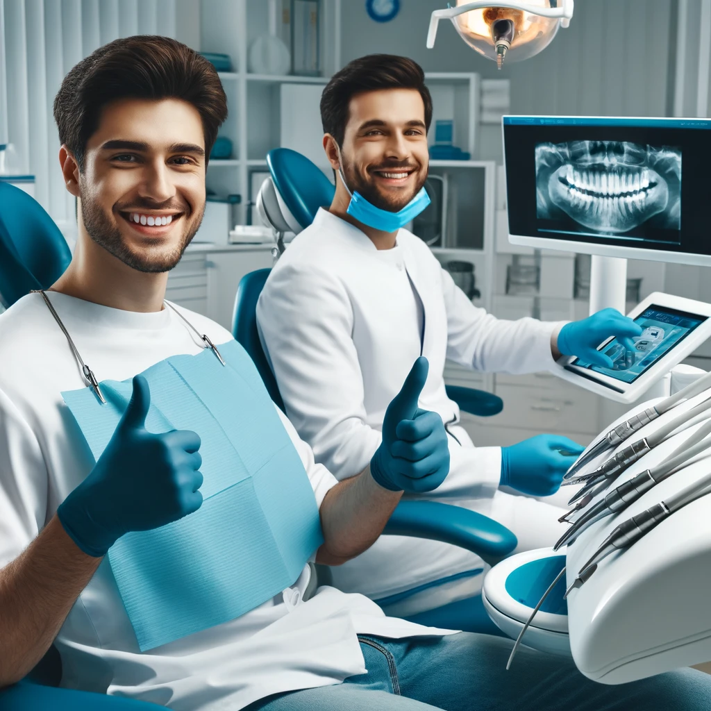 Dentists skilled and advanced equipment in the clinic Mivadent.