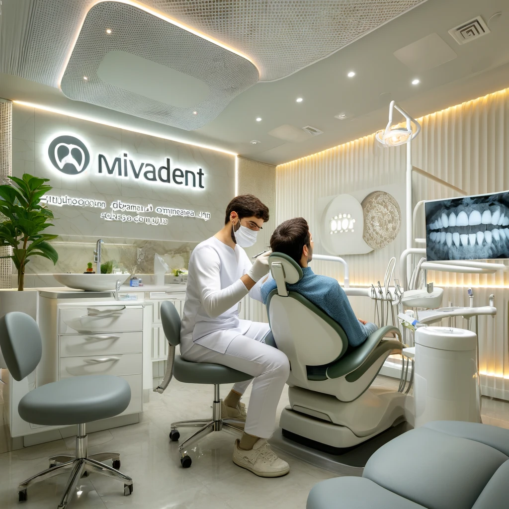 Dental composite in Tehran, Iran. clinic Mivadent.