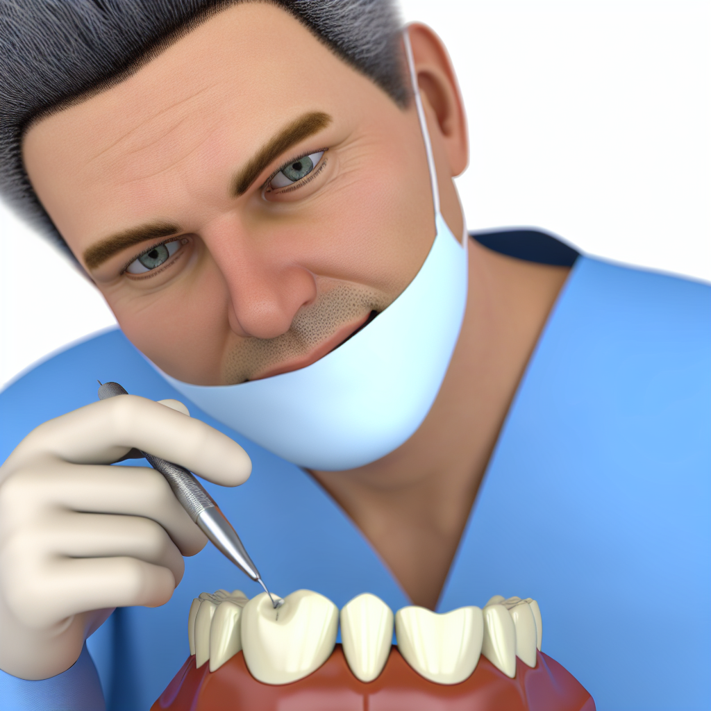 Dentist exactly laminate the teeth, to install it.