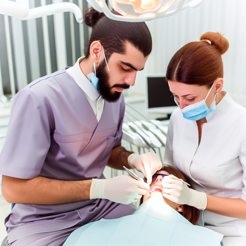 Two dentist skilled in doing the laminate.