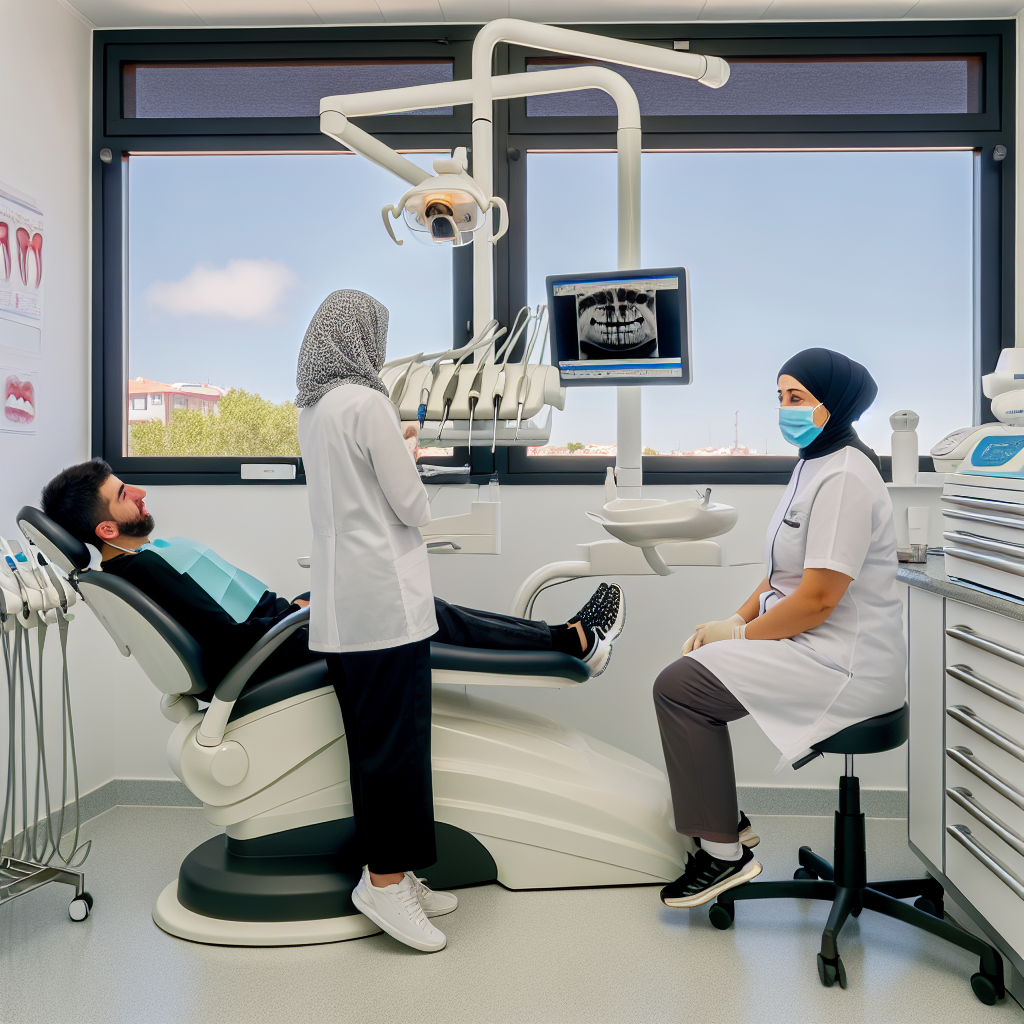 Dental clinic with modern equipment, advanced.