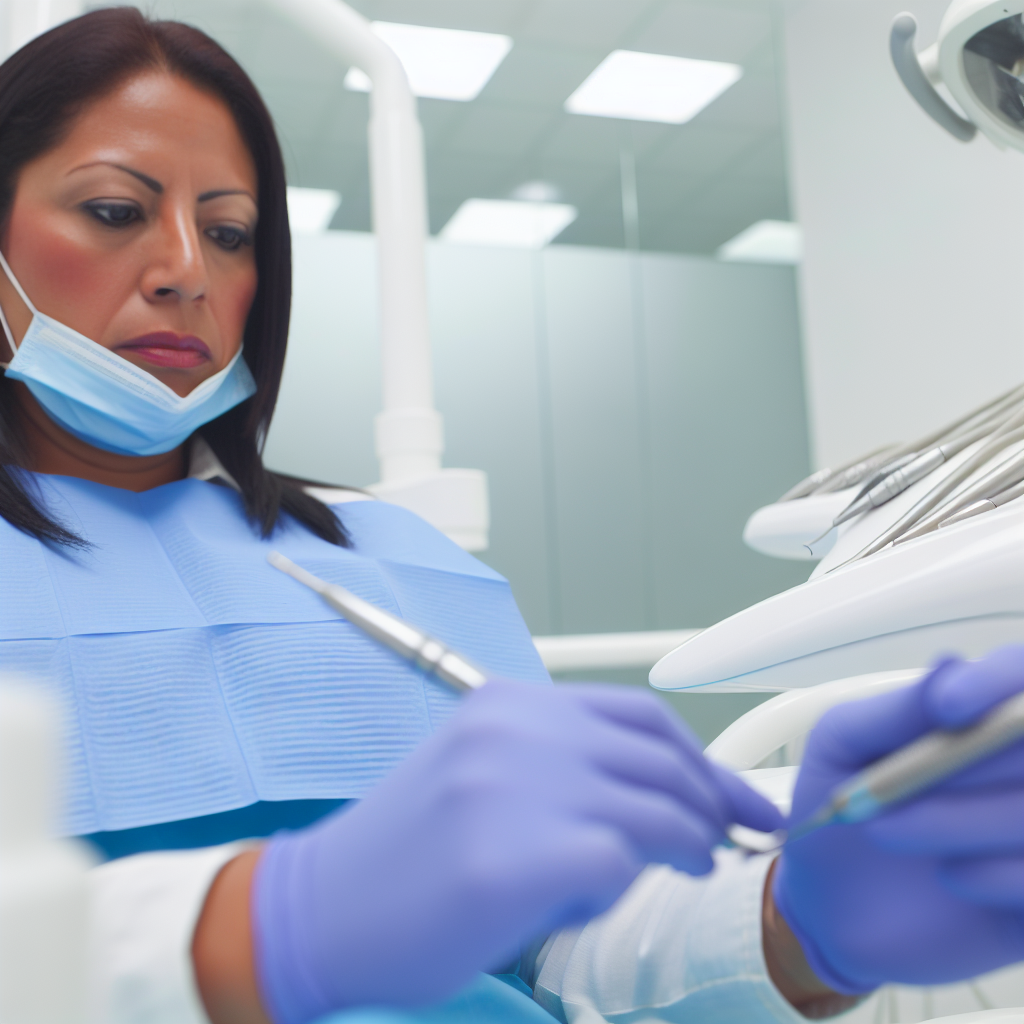 Expert dentists with advanced equipment in the clinic.