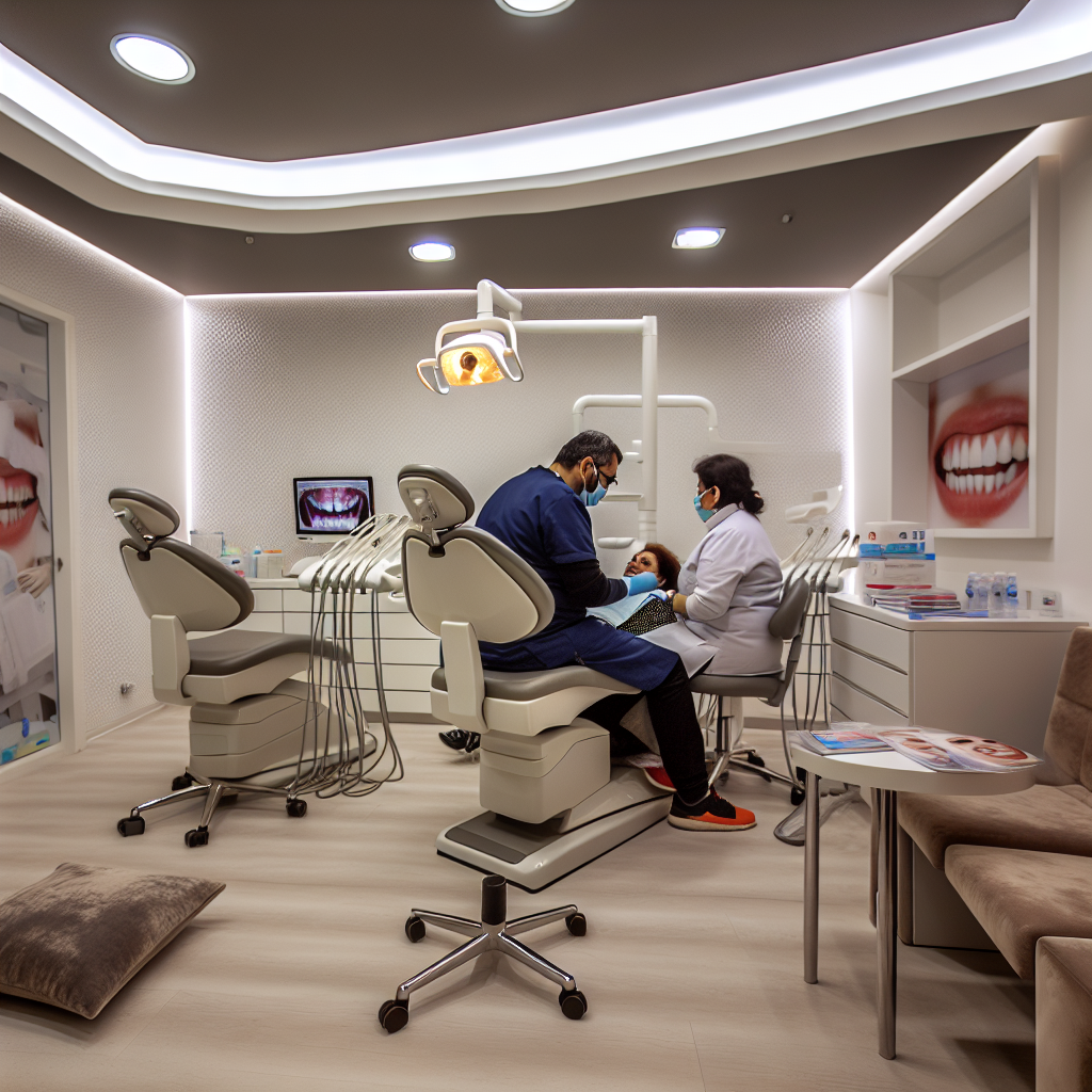 Dental clinic with modern equipment, advanced.