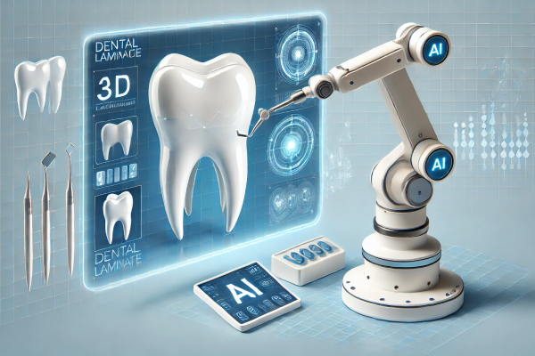 Laminate the teeth with artificial intelligence