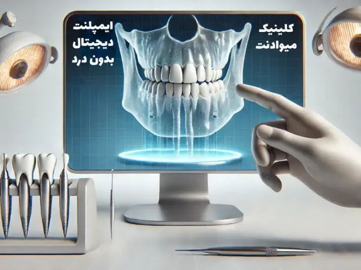 ایمپلنت دیجیتال بدون درد